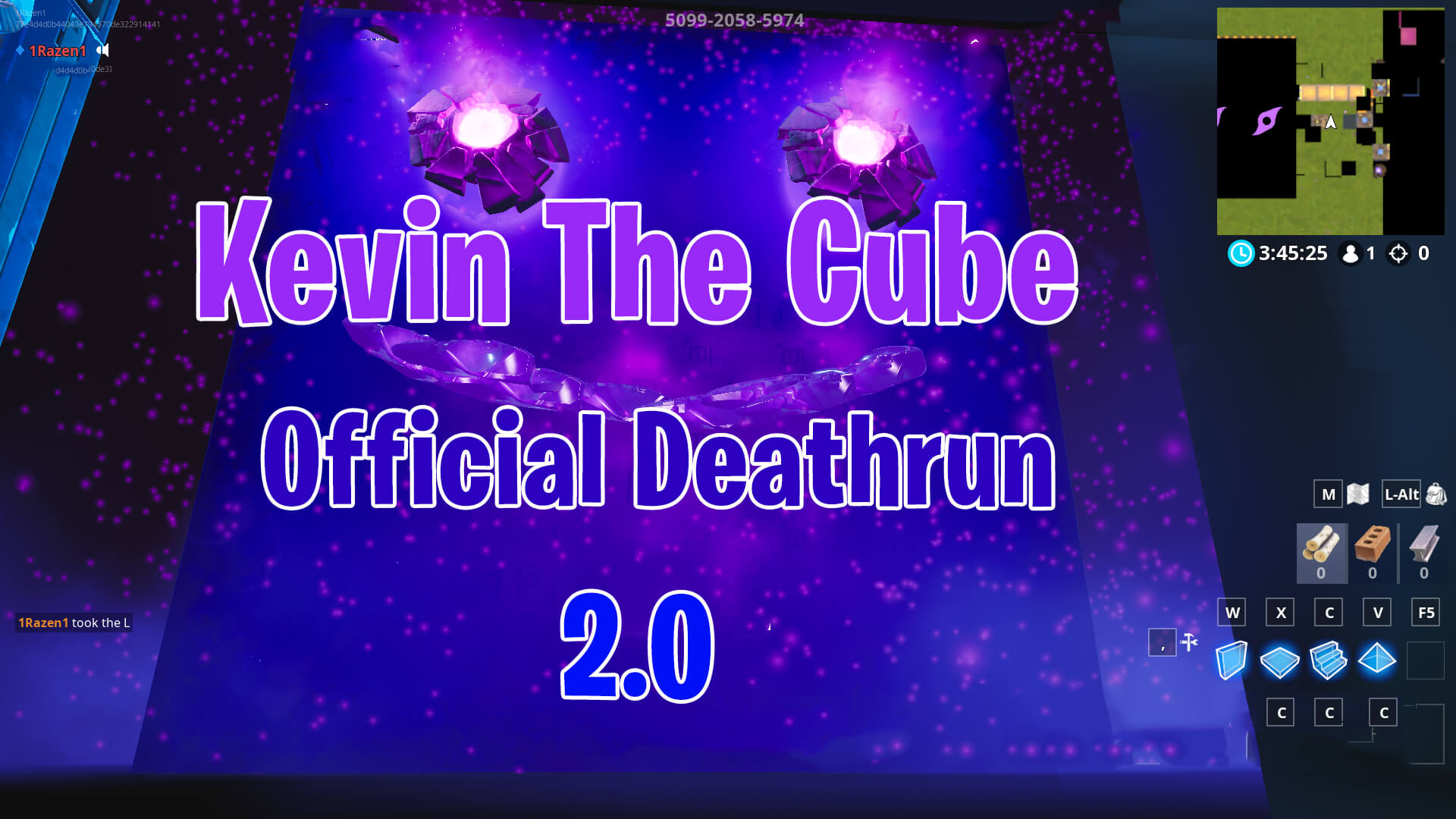KEVIN THE CUBE OFFICIAL DEATHRUN 2.0