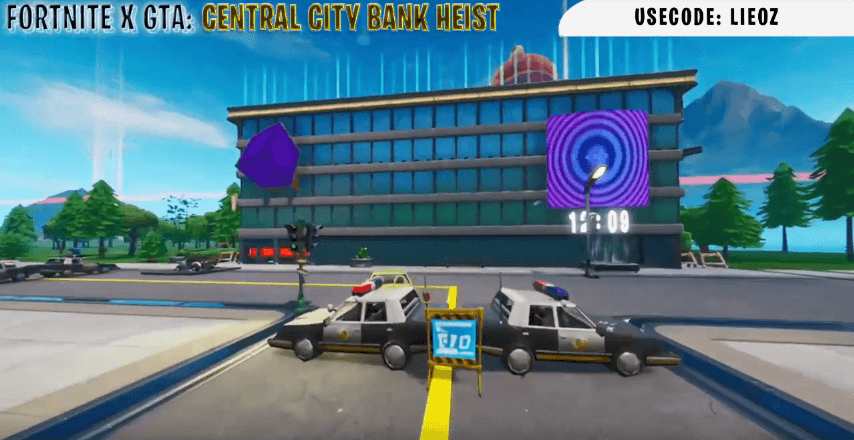 FORTNITE X GTA: CENTRAL CITY BANK HEIST!