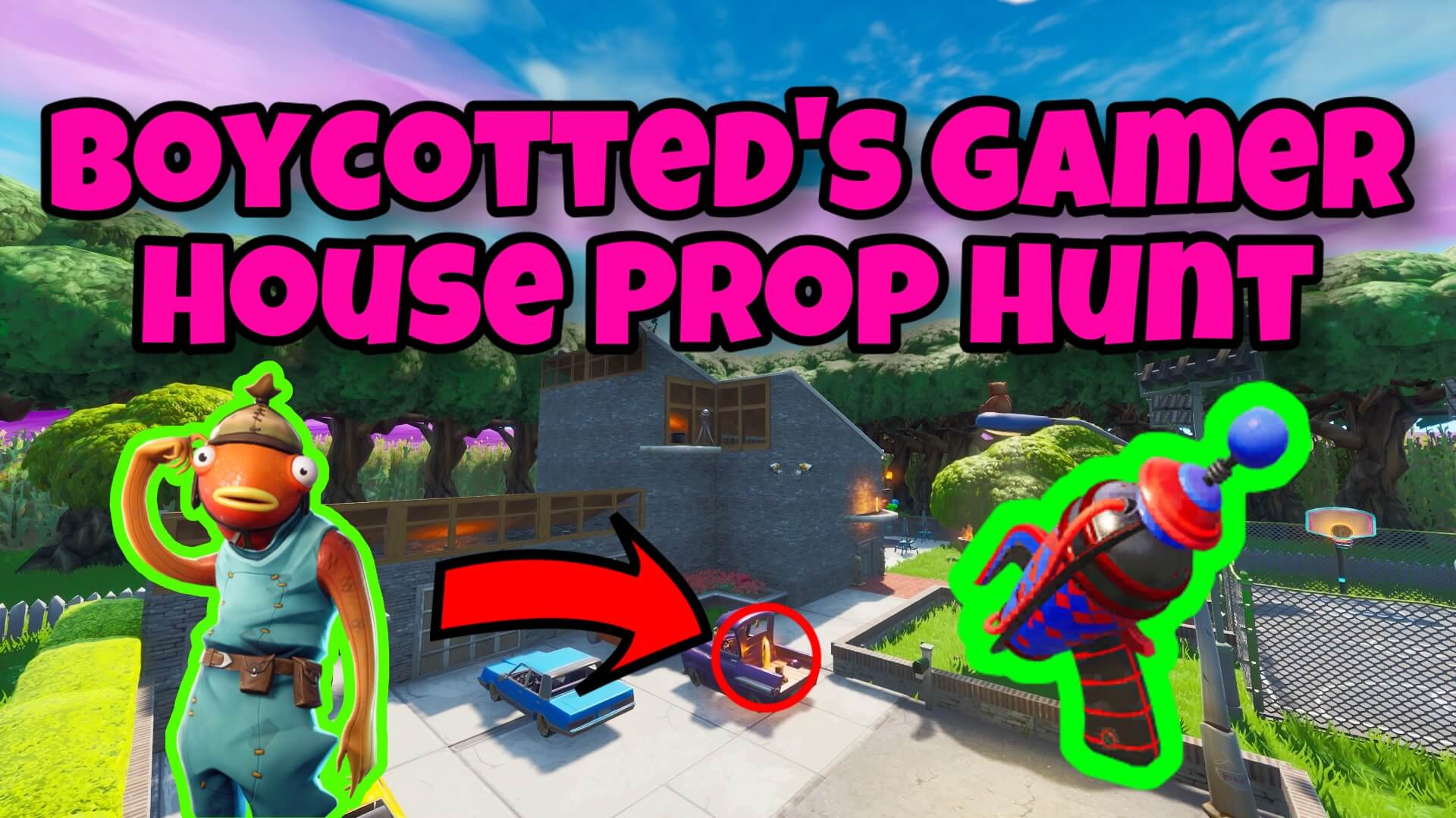 BOYCOTTED'S GAMER HOUSE PROP HUNT!
