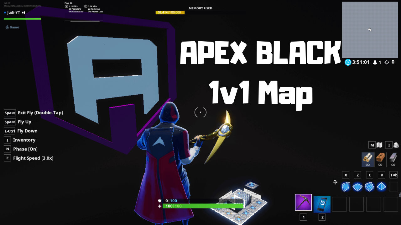 TEAM APEX BLACK 1V1 MAP